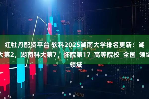 红牡丹配资平台 软科2025湖南大学排名更新：湖大第2，湖南科大第7，怀院第17_高等院校_全国_领域